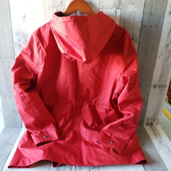 NWT - Hunter Red Rain Jacket Water Resistant Cotton Smock – Size XL - Picture 5 of 9
